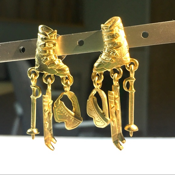 Best Gift Earrings Jewelry for Ski Lovers - Picture 2 of 4